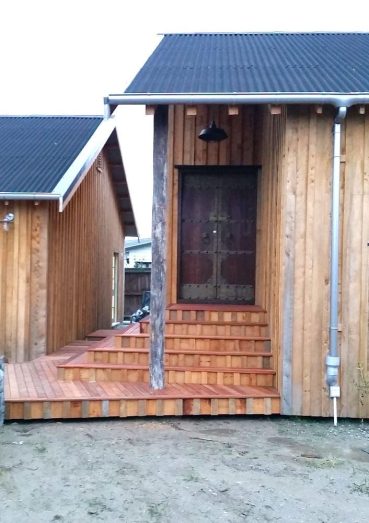 Fusion Homes low energy concept home entrance